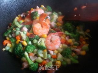 Calendula Colorful Shrimp recipe