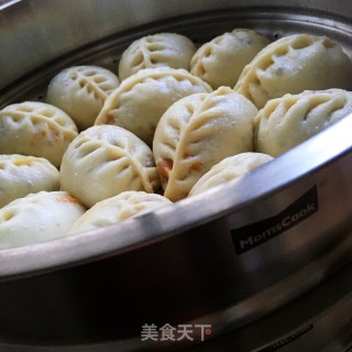 Beef, Scallion and Radish Buns recipe