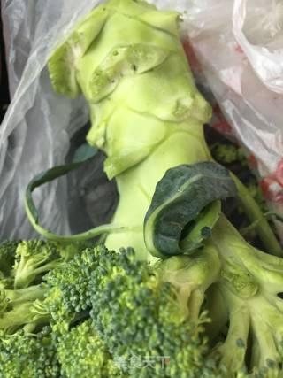 Broccoli Stalks with Minced Garlic recipe