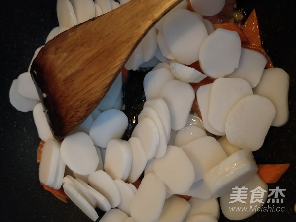 Spicy Fried Rice Cake recipe