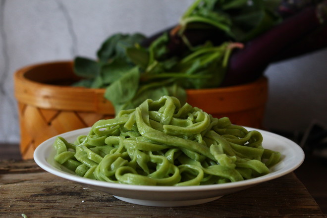 Spinach Noodles recipe