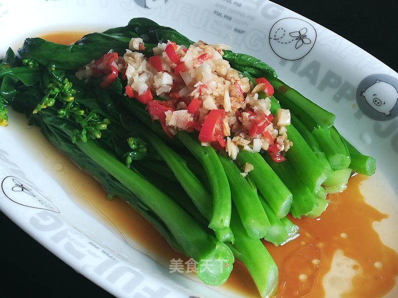 Boiled Garlic Choy Sum recipe
