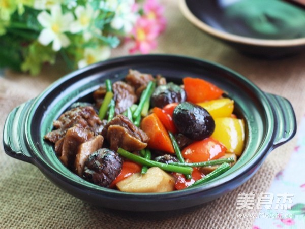 Braised Beef Brisket with Fresh Vegetable Sauce recipe