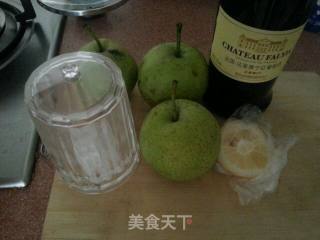 Red Wine Stewed Pears recipe