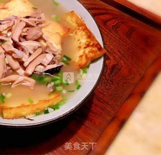 Stewed Tofu with Dried Cuttlefish recipe