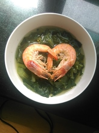 Sea Shrimp and Vegetable Soup