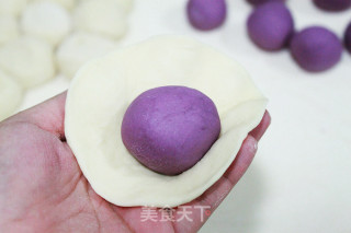 Purple Sweet Potato Mantou recipe