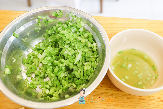 Beef and Celery Dumplings recipe