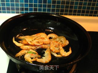 Stir-fried Shrimps with Mushrooms recipe