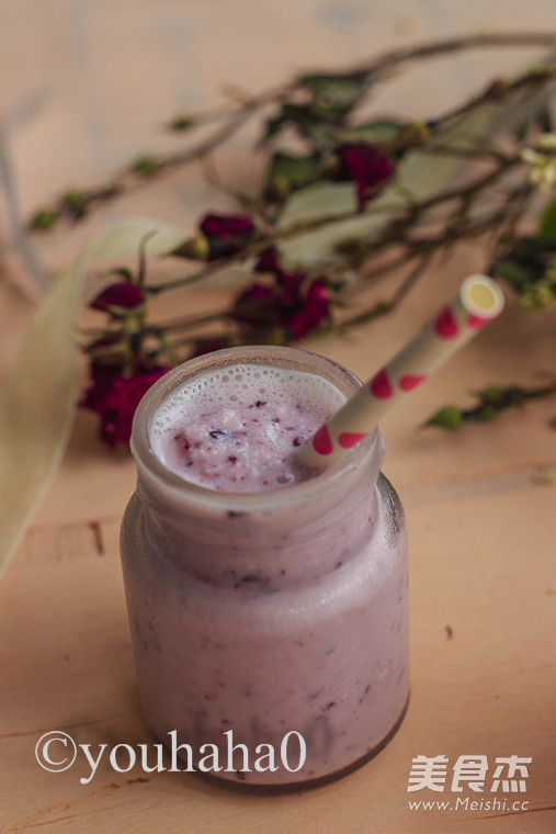 Coconut Blueberry Juice Cup recipe