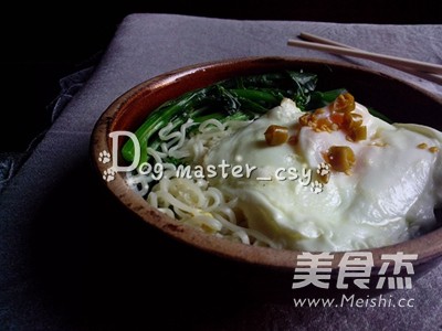 Choy Sum Egg Noodles recipe