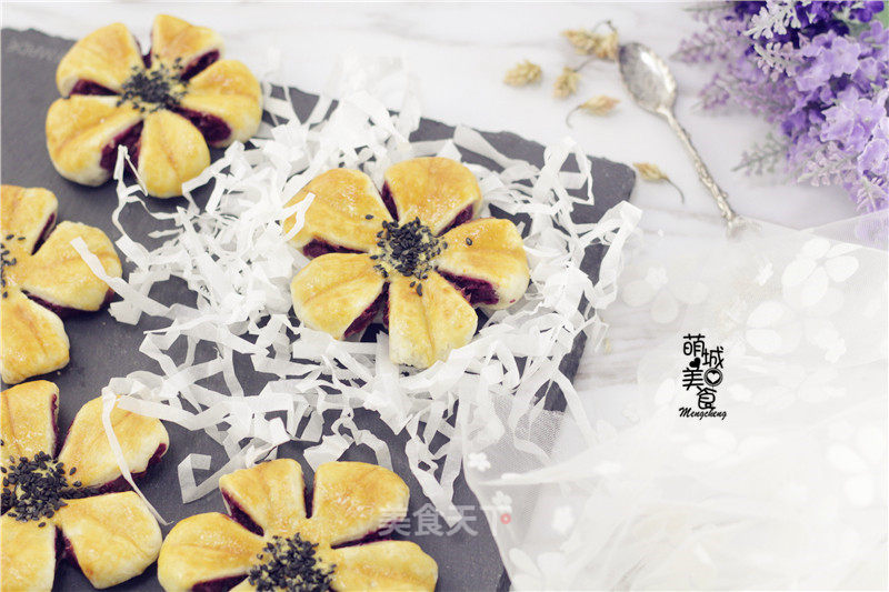 Purple Potato Butterfly Crisp recipe