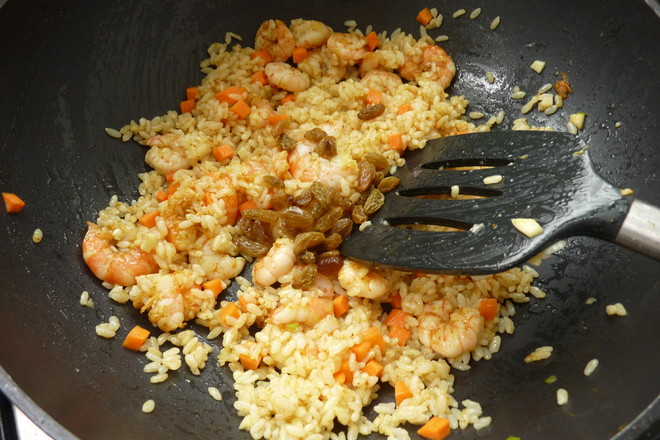Curry Shrimp Fried Rice recipe