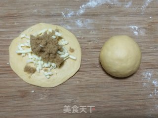 Cheese and Pork Floss Meal Bun recipe