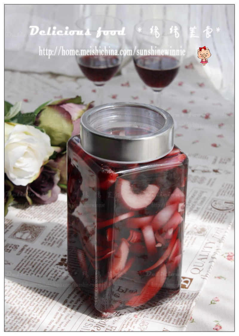 It Sounds Magical-----onion Dipped in Red Wine