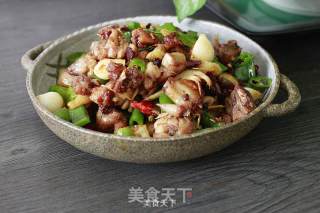 Green Pepper Fried Chicken recipe