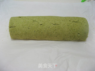 Matcha Cream Cake Roll recipe