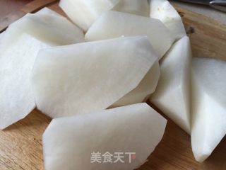 Braised Lamb with White Radish recipe