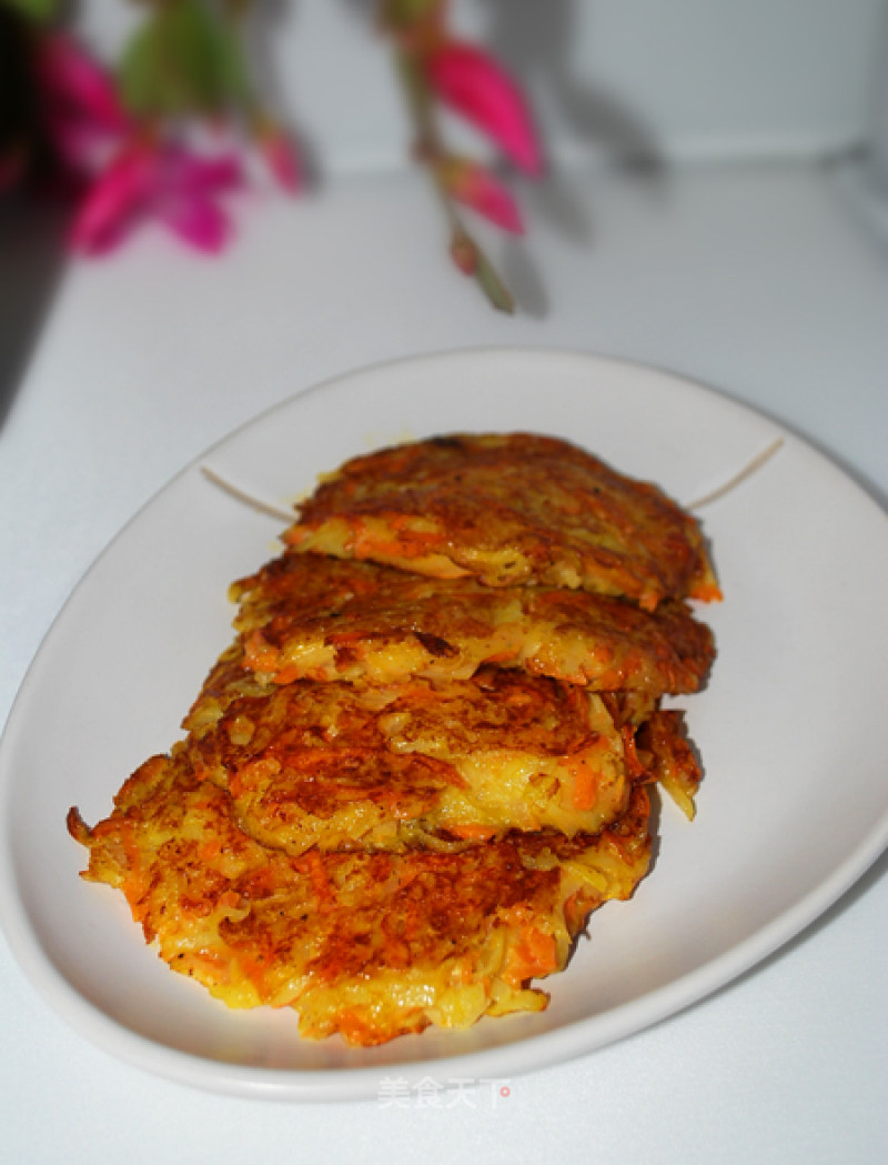 Potato and Carrot Pancakes recipe