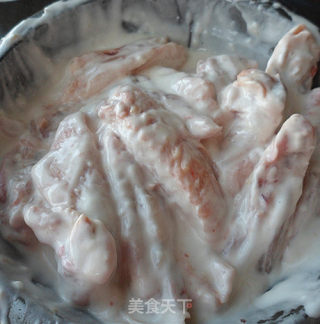 Baked Chicken Wings with Salted Duck Egg recipe