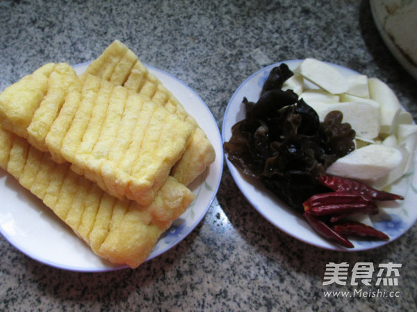 Black Fungus and White Boiled Orchid Tofu recipe