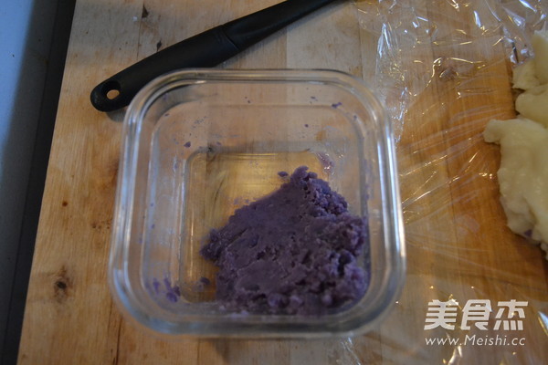 Purple Sweet Coconut Glutinous Rice Cake recipe