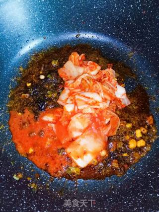 Korean Kimchi Instant Noodles recipe