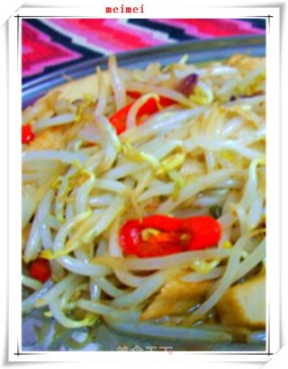 Fried Bean Sprouts with Plum Fragrant recipe