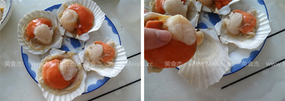 Steamed Scallops with Garlic Vermicelli recipe