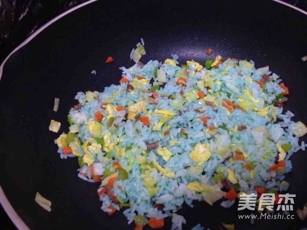 Rainbow Fried Rice recipe