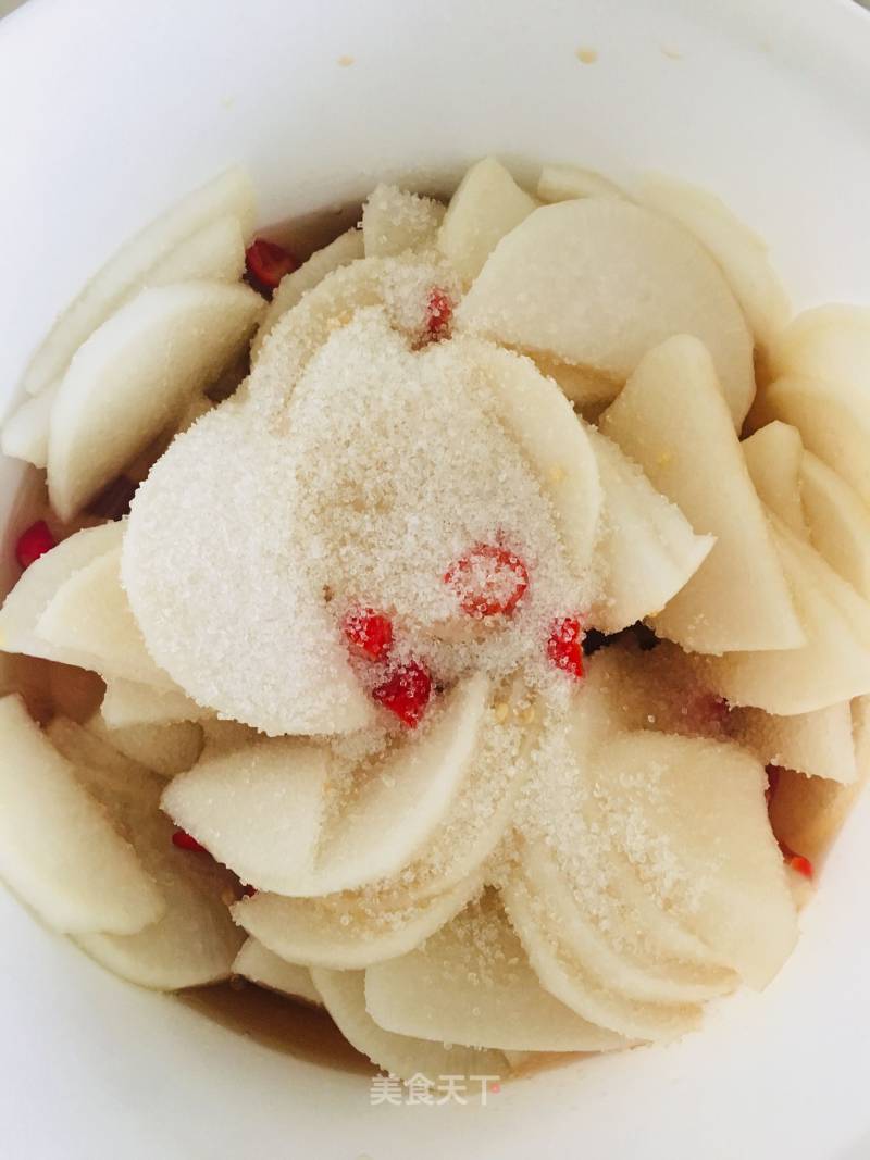 Refreshing Appetizing Radish Slices recipe