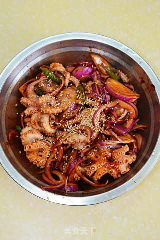 [korean Cold Octopus]--summer Seafood Salad is More Delicious recipe