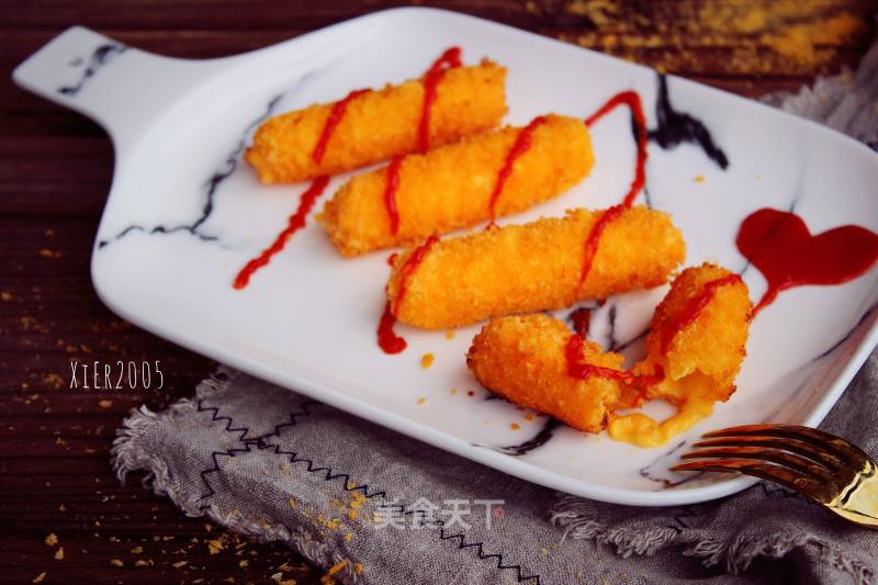 Golden Cheese Sticks recipe