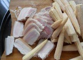 Stir-fried Corn Tips recipe