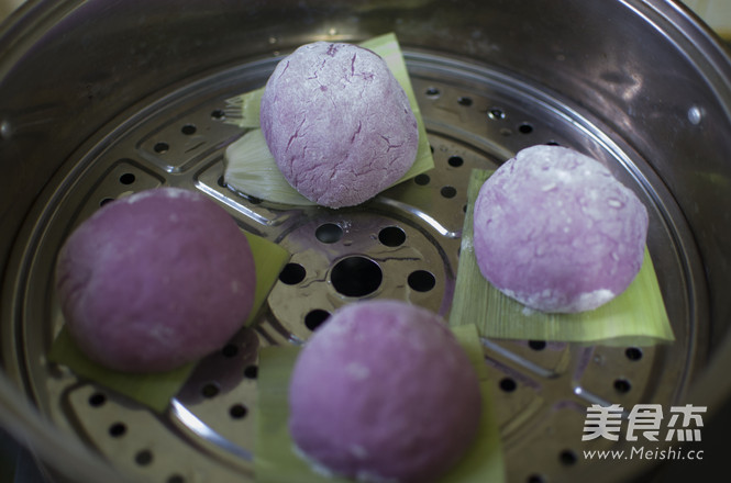 Soft Sweet Purple Sweet Potato Mantou recipe