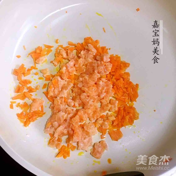 Salmon Vegetable Rice Ball recipe