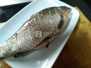 【broiled Crucian Carp】 recipe