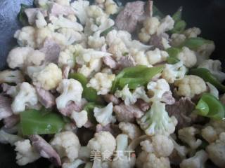 Stir-fried Pork with Homemade Cauliflower recipe