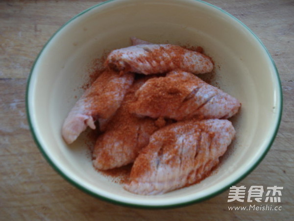 Microwave Version of Fried Chicken Wings recipe