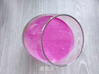 Gradient Color Juice Yogurt Cup recipe