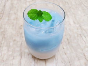 Sky City ~ Butterfly Pea Flower Milk recipe