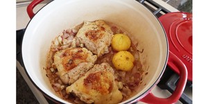 Healthy Recipe Series｜lemon Olive Mushroom Stewed Chicken recipe