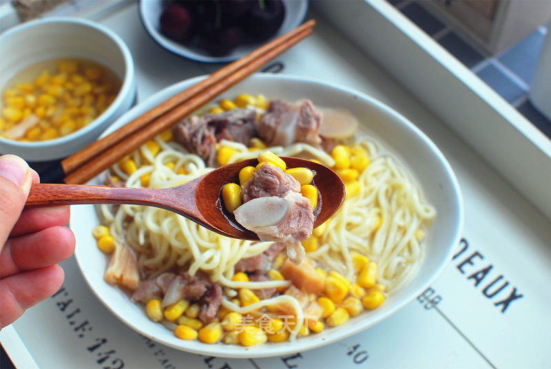 Corn Bone Noodle Soup recipe