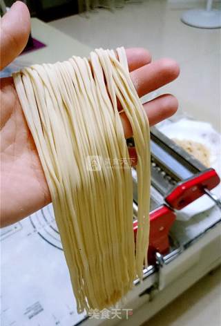 Handmade Egg Thin Noodles recipe