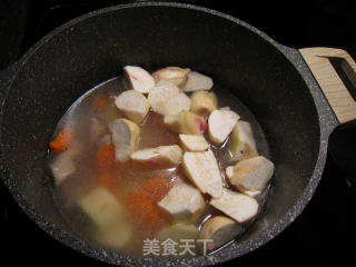 Pork Ribs, Green Carrot and Potato Soup recipe