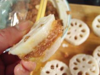 Sweet Puppet Tiancheng, Happy Valentine's Day---meat Stuffed Lotus Root Box recipe