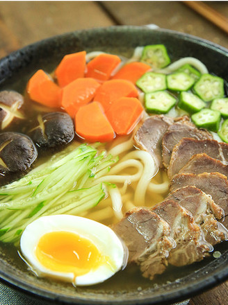 Beef and Vegetable Udon