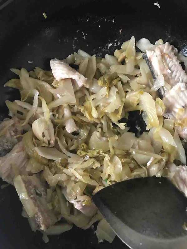Sauerkraut Fish Slightly Spicy recipe