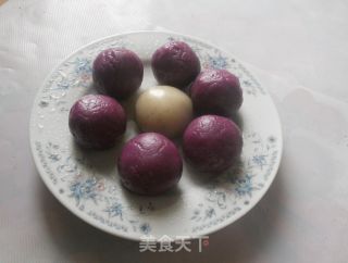 Two-color Coconut Glutinous Rice Ball recipe