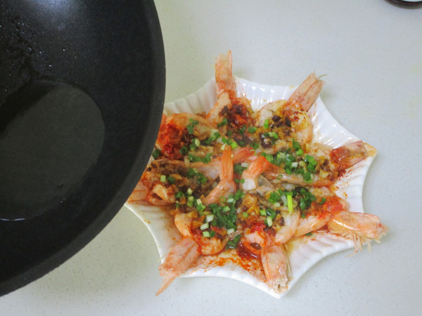 Shrimp with Mushroom and Black Bean Sauce recipe